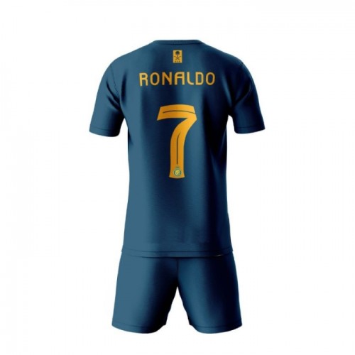 Ensemble Maillot AL NASSR Ronaldo 7 Exterieur 2023-24 Enfant Ensemble Maillot AL NASSR Ronaldo 7 Exterieur 2023-24 Enfant